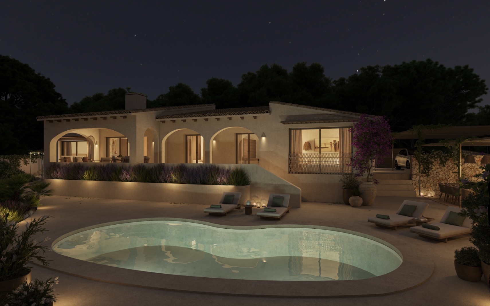Villa, La Fustera