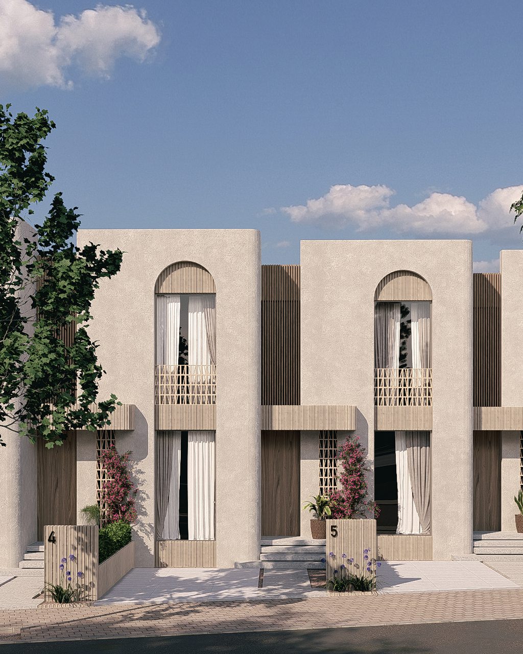 Townhouse, Town centre