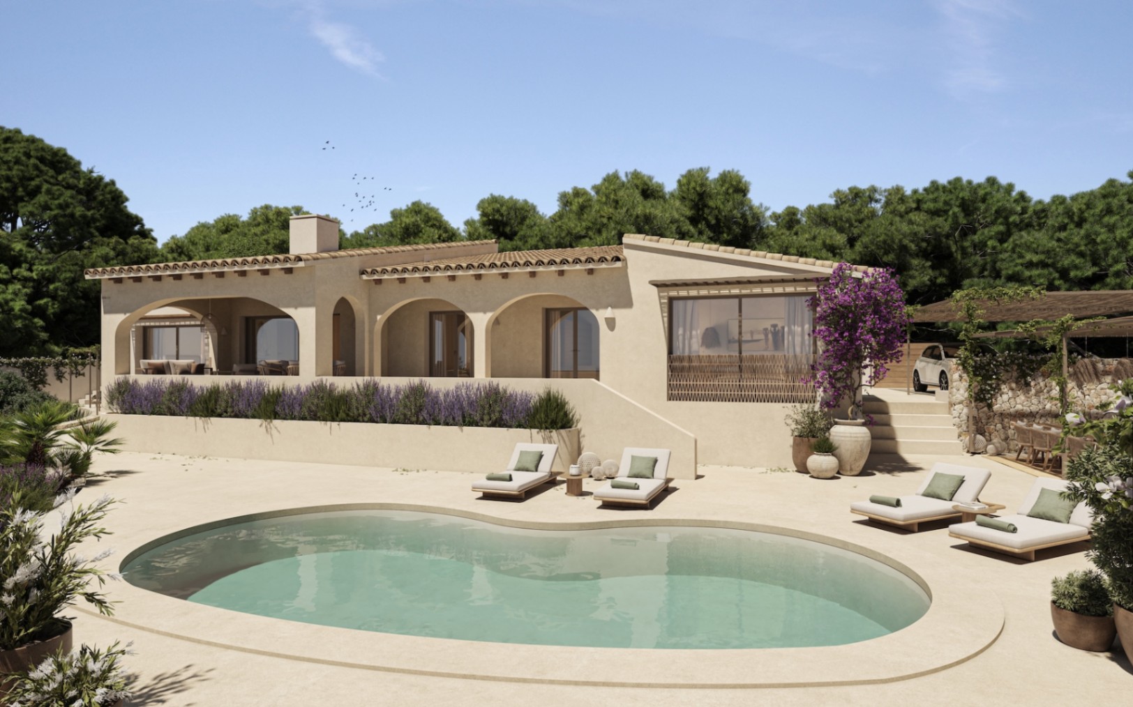 Villa, La Fustera