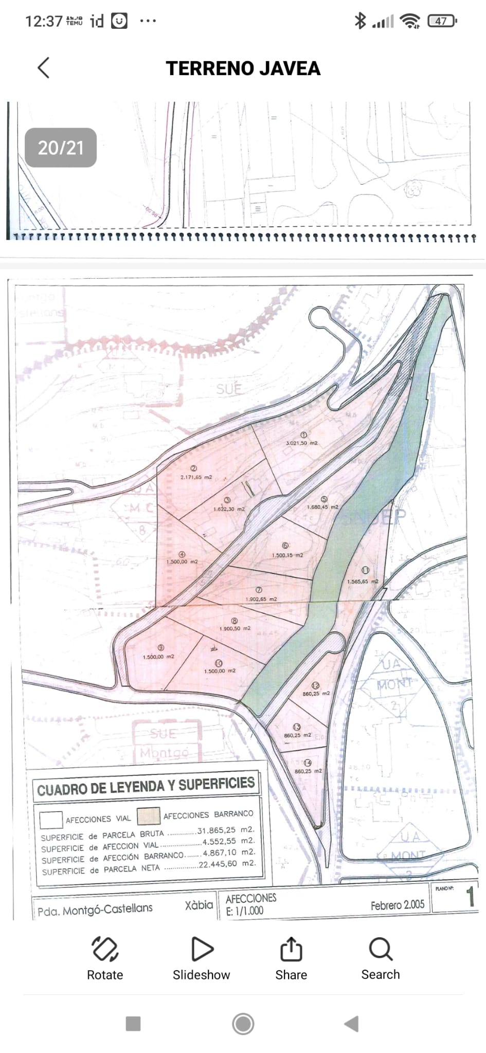 Plot / Land, Partida Tosal - Zona dels Castellans