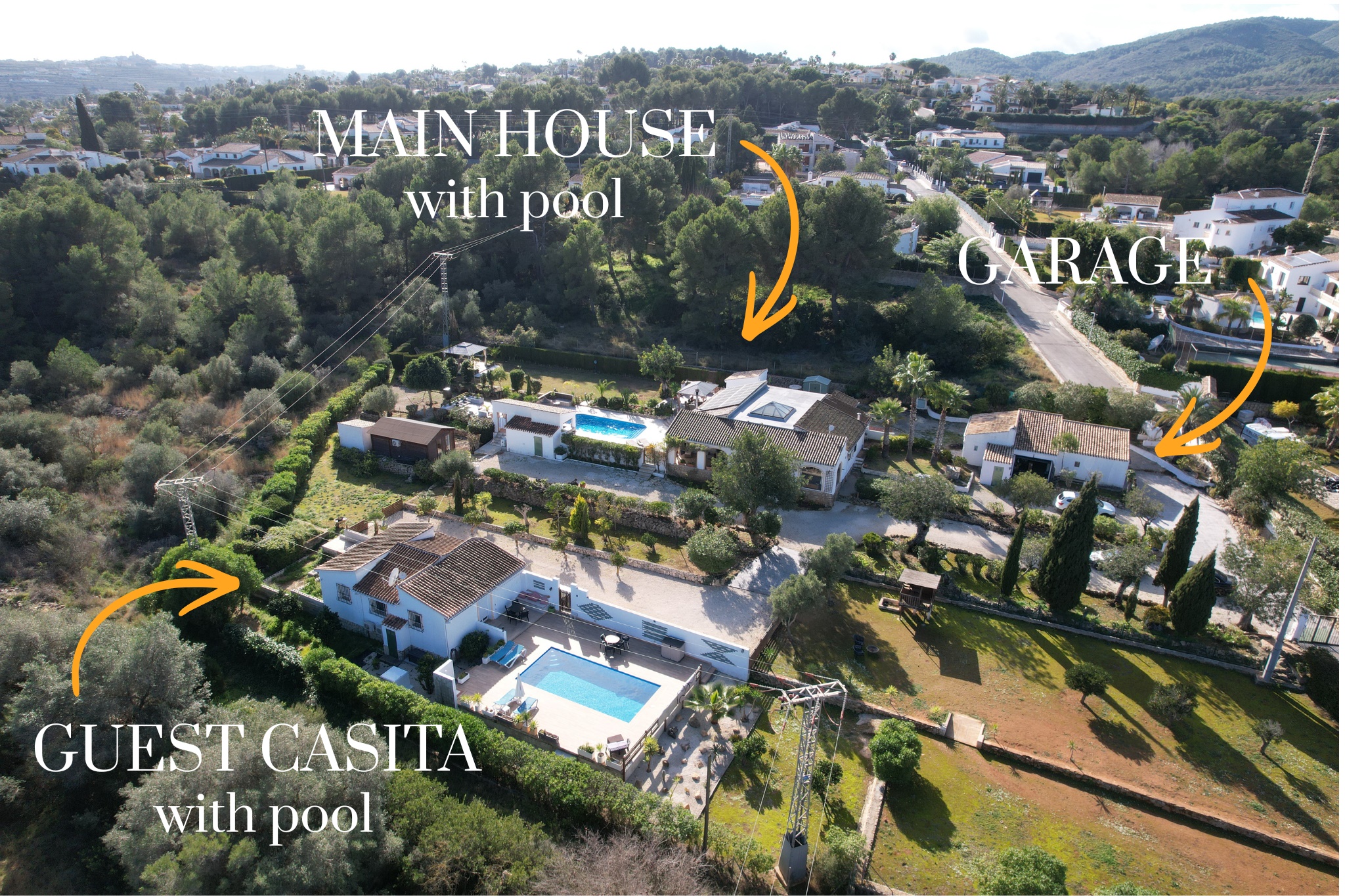 Country house, Partides comunes - Adsubia